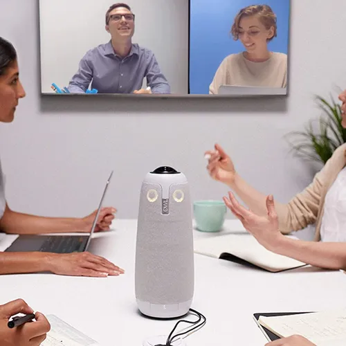 The Meeting Owl Pro is 360-degree Сamera, Mic, and Speaker