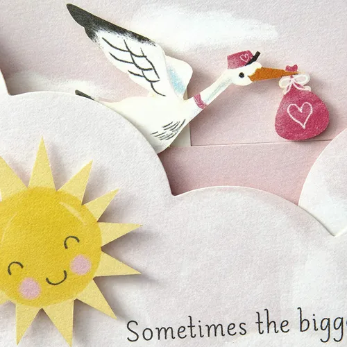 Baby Shower Card for Baby Girl