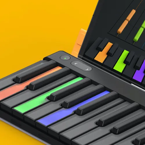 Lumi Portable Beginner’s Keyboard Guides You as You Play