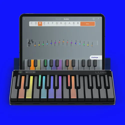Lumi Portable Beginner’s Keyboard Guides You as You Play