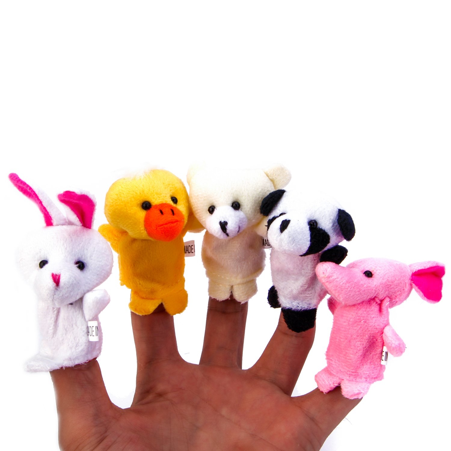 20-Piece Story Time Finger Puppets Set