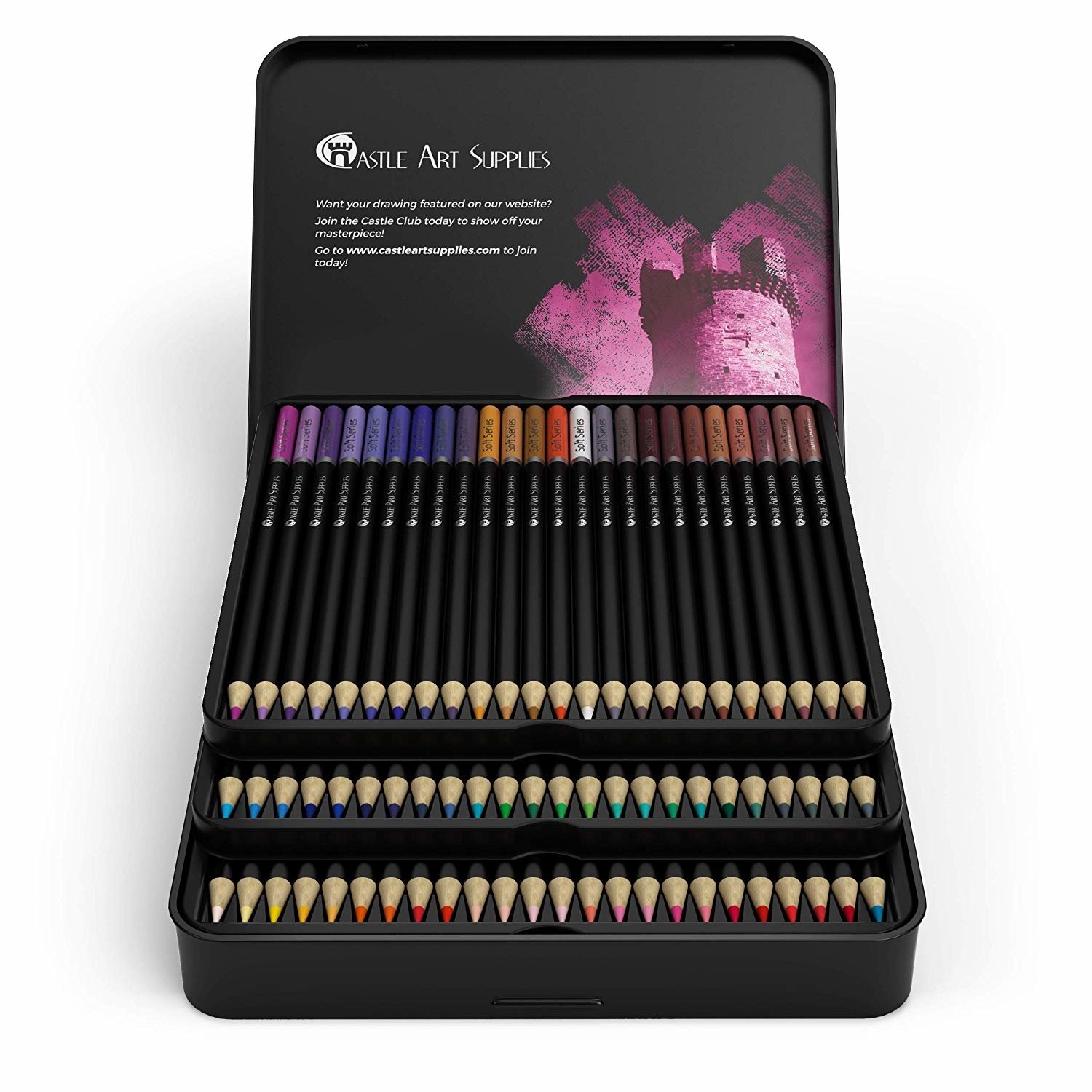 72 Colored Pencils Set