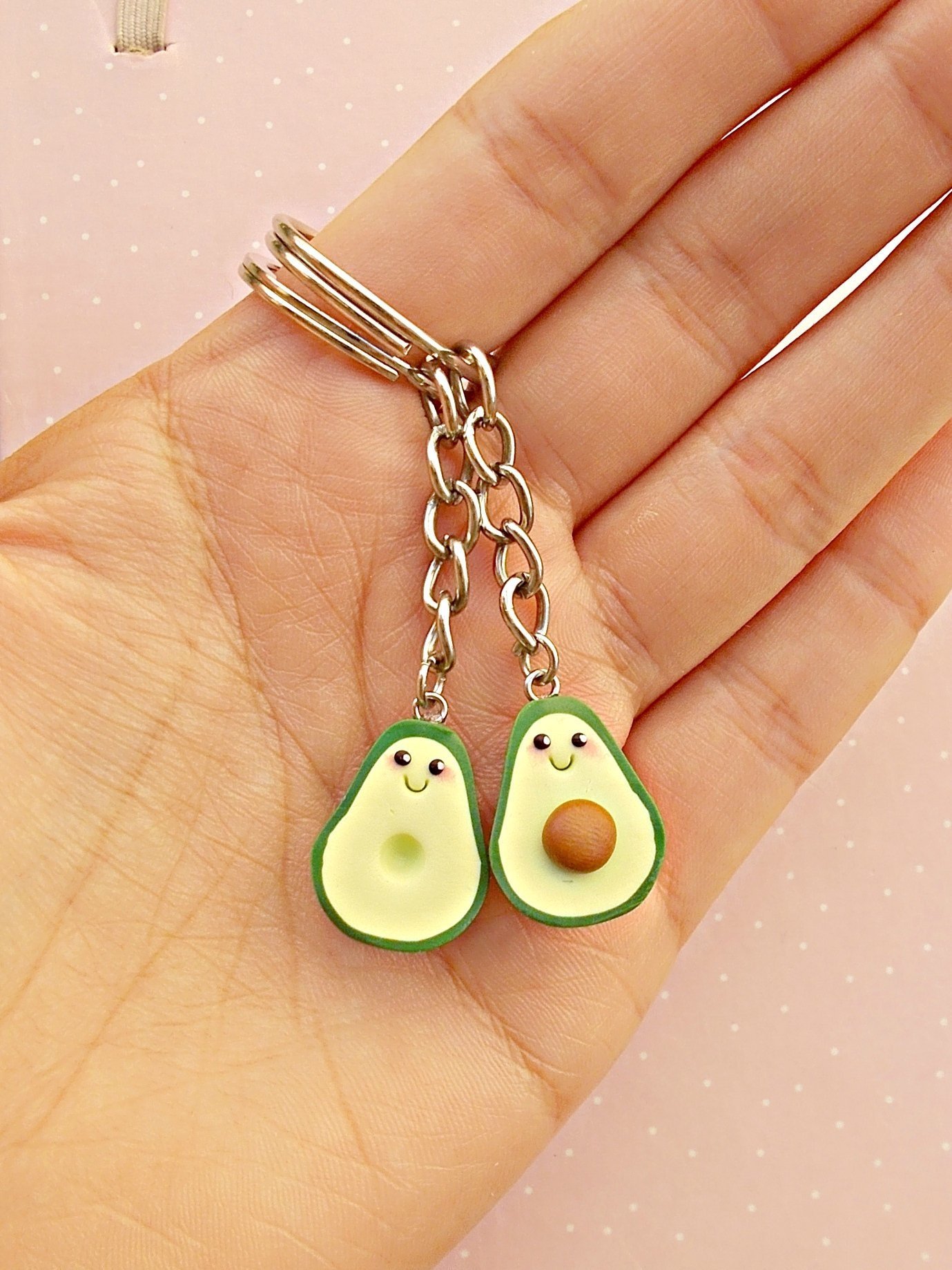 Avocado Keychain