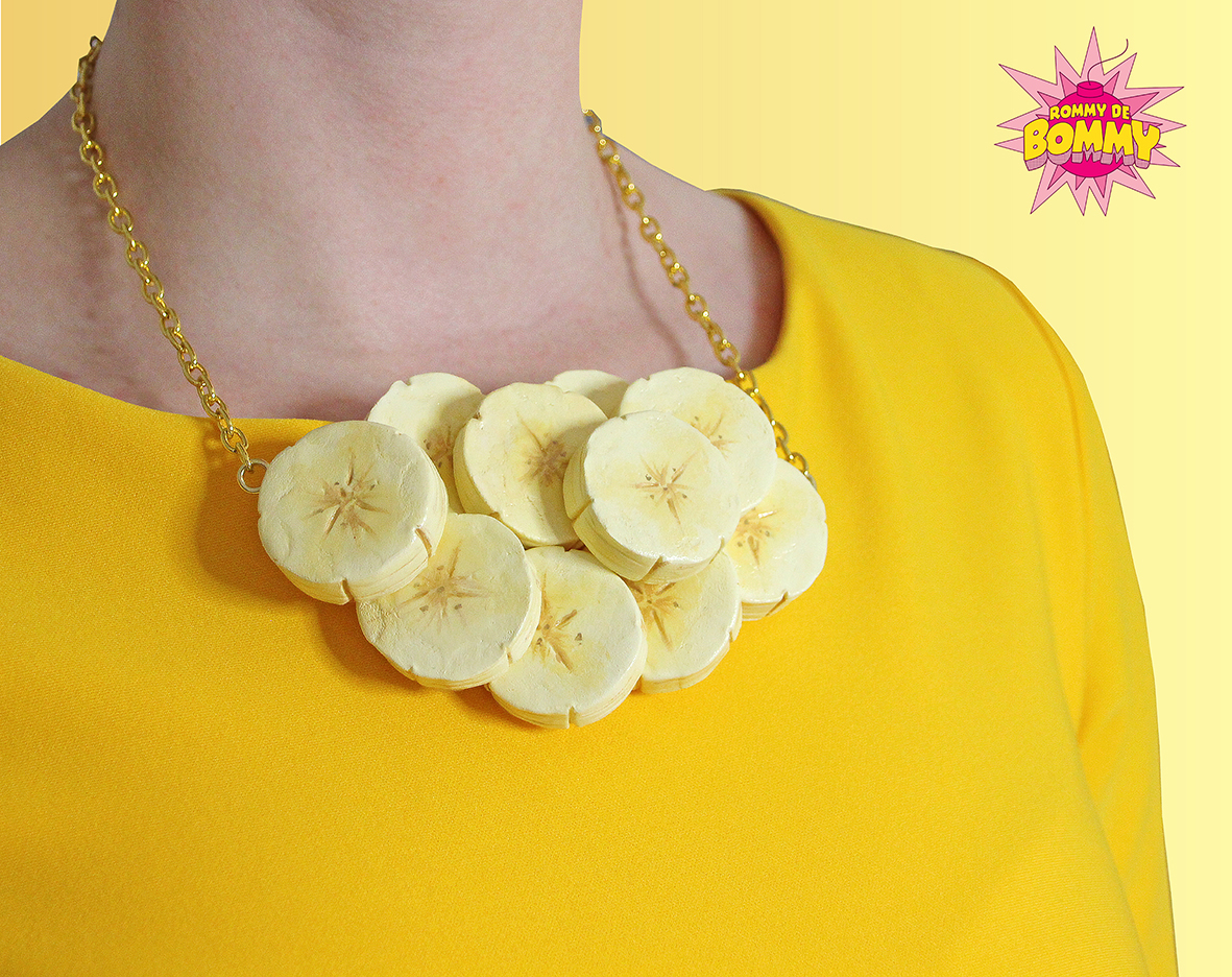 Banana Slices Necklace