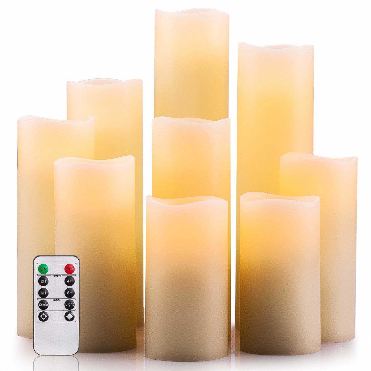 Battery Operated Candles Set of 9�