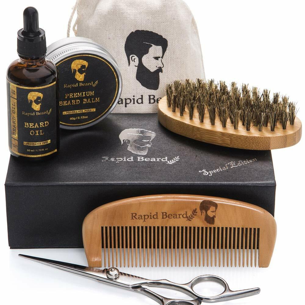 Beard Grooming & Trimming Kit for Men Care