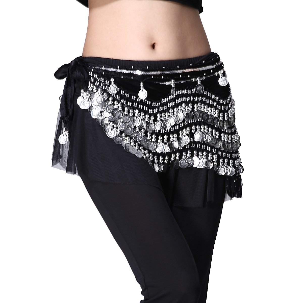 Belly Dance Wave Shape Hip Scarf