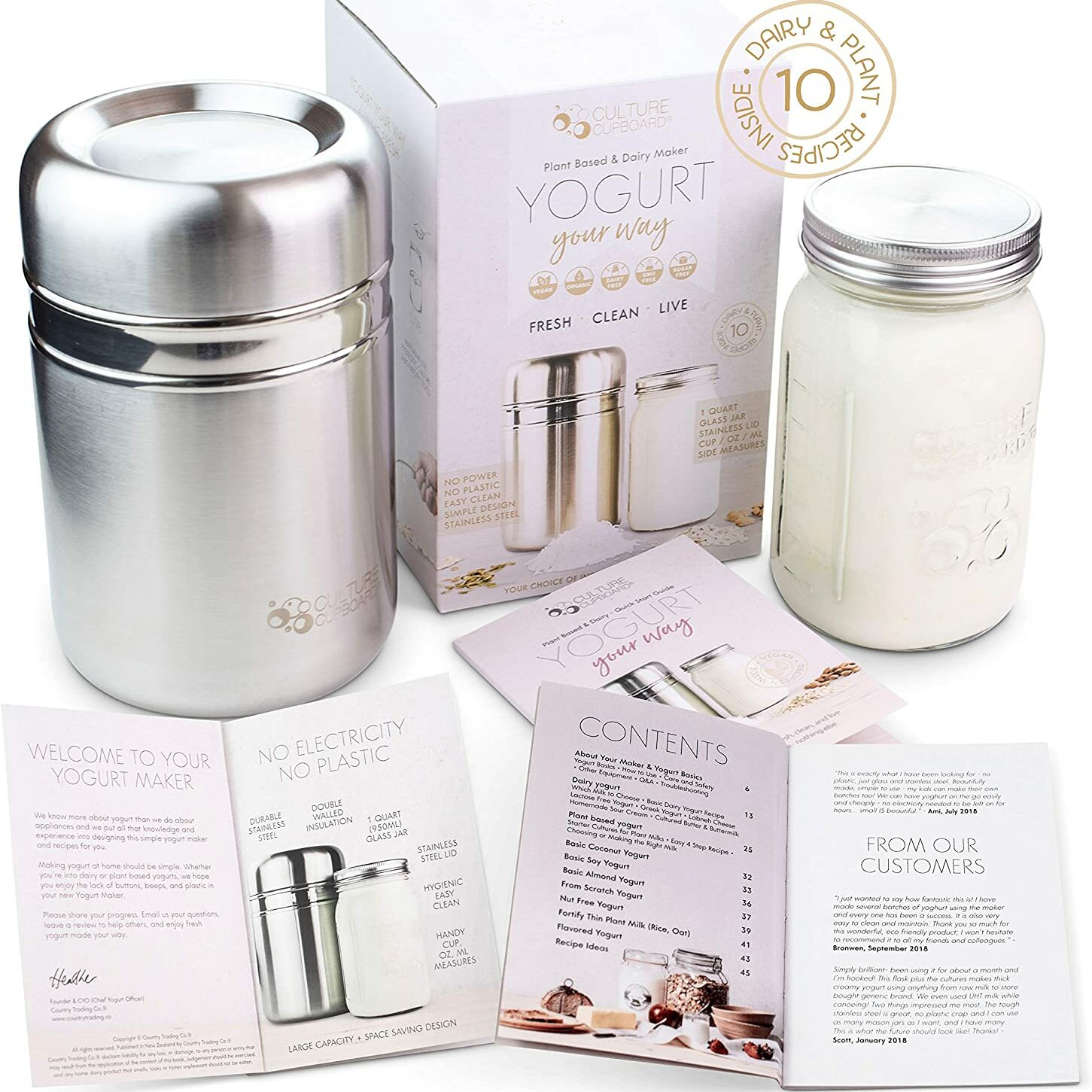 Stainless Steel Yogurt Maker