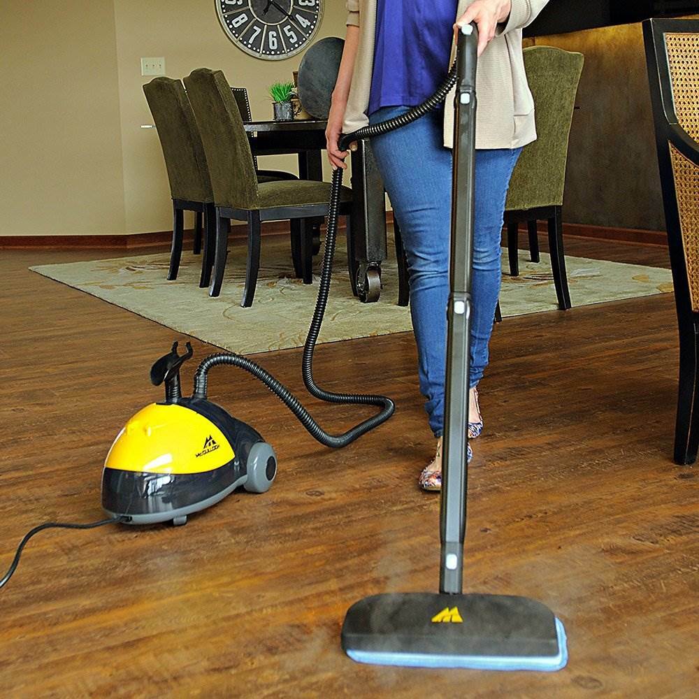 Heavy-Duty Steam Cleaner with 18 Accessories