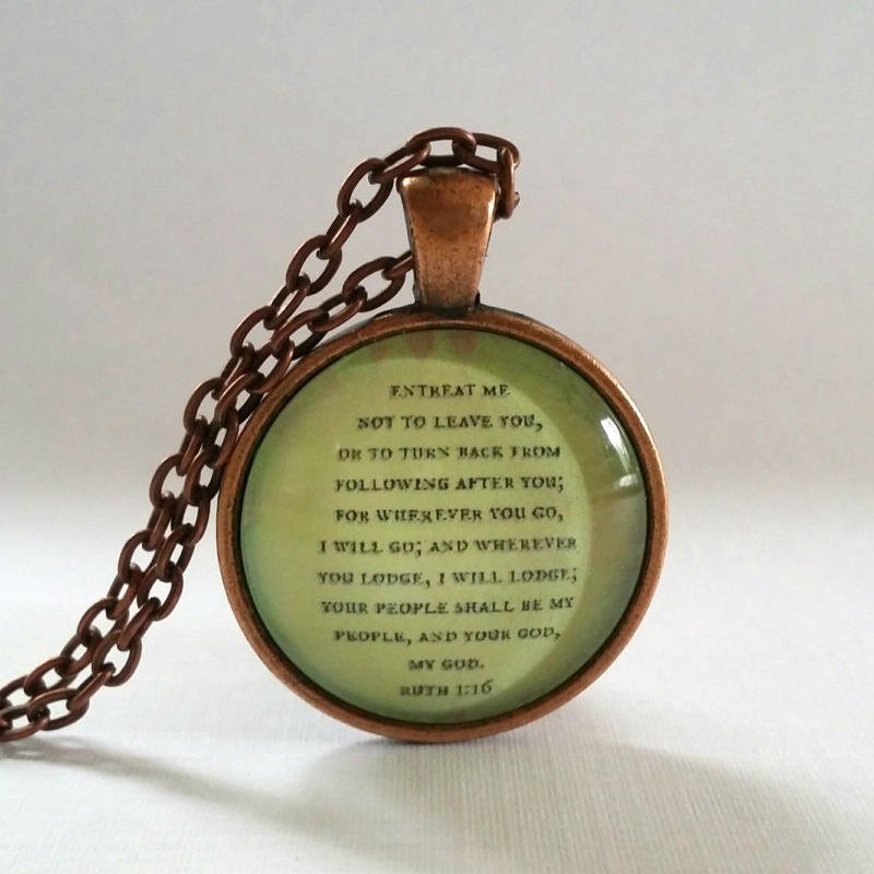 Bible Verse Necklace