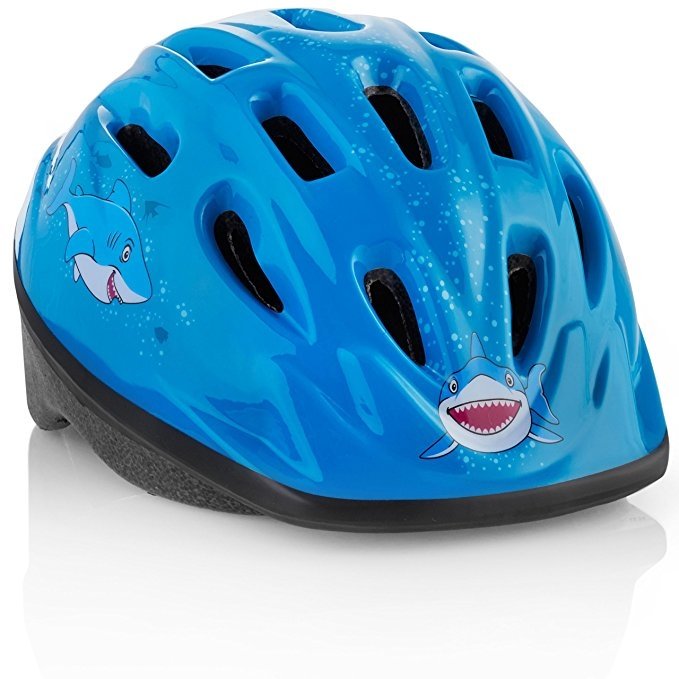 Bicycle Helmet with Fun Aquatic Design