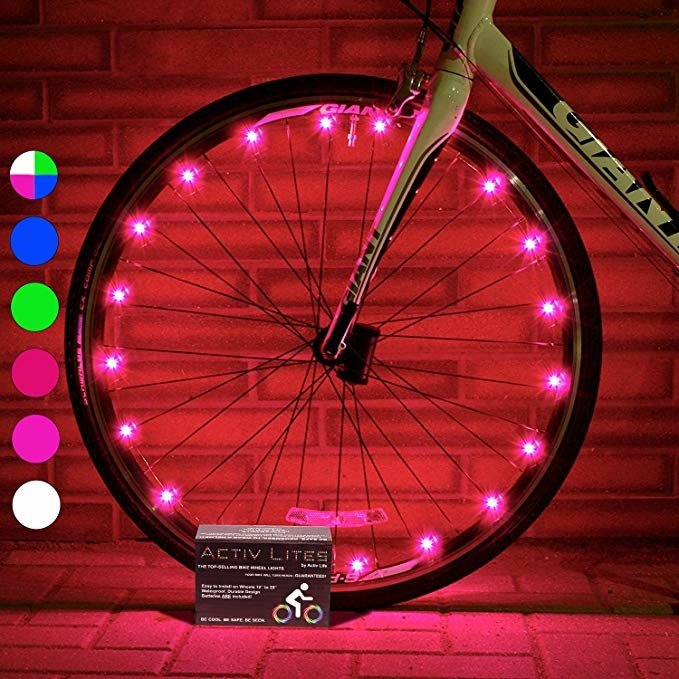 Bike Wheel Lights with BATTERIES 