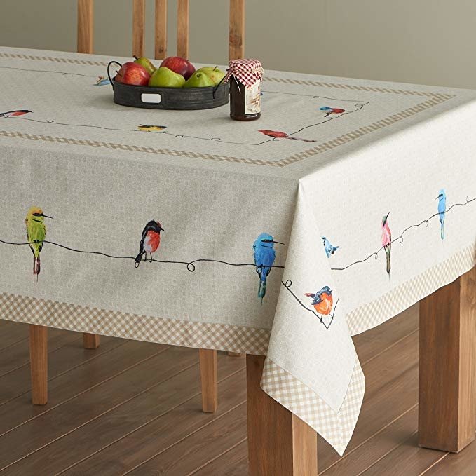 Birdies Cotton Tablecloth