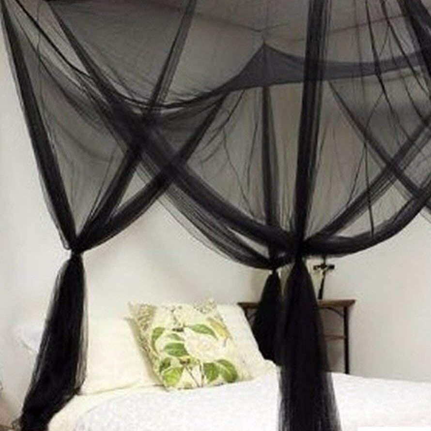 Black  Elegant Mosquito Net Set