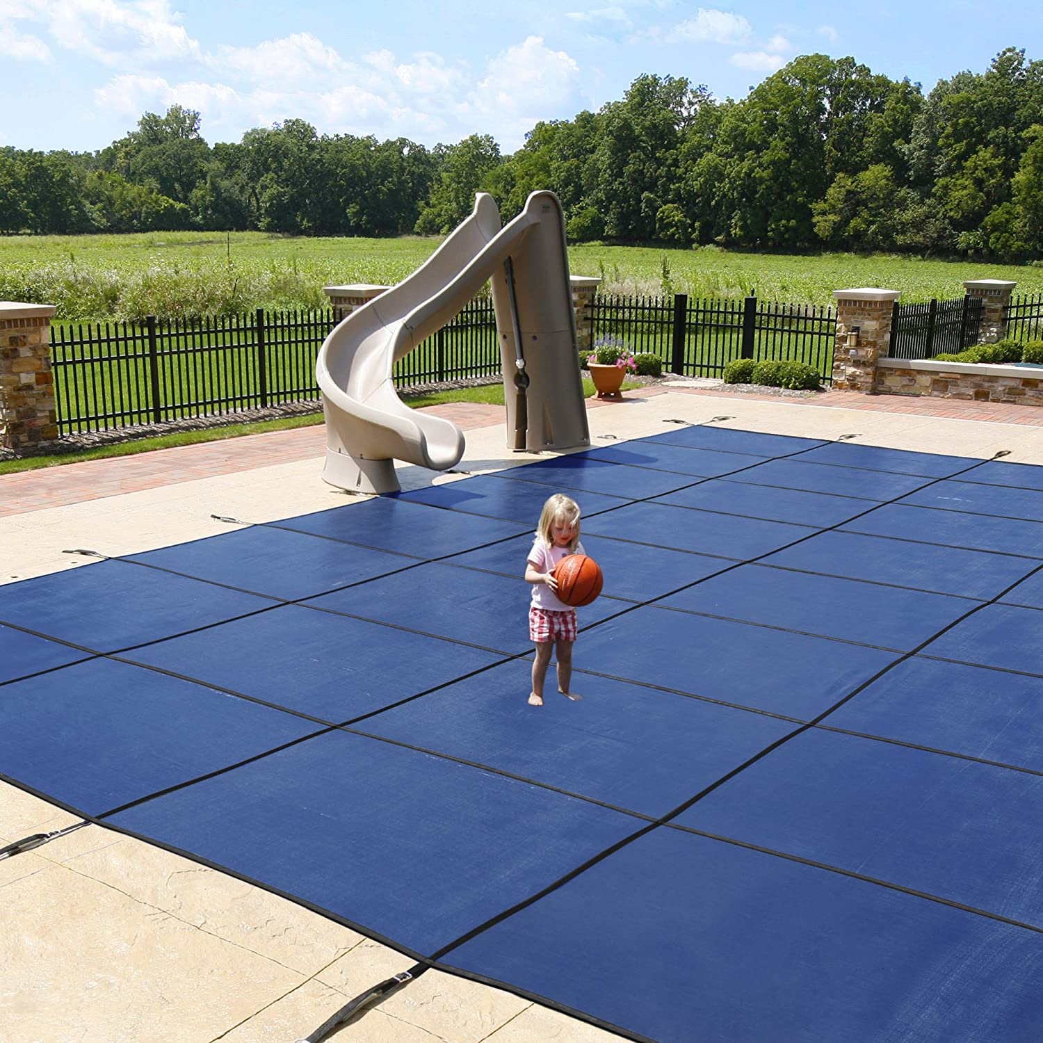 Blue Wave Rectangular In Ground Pool Safety Cover