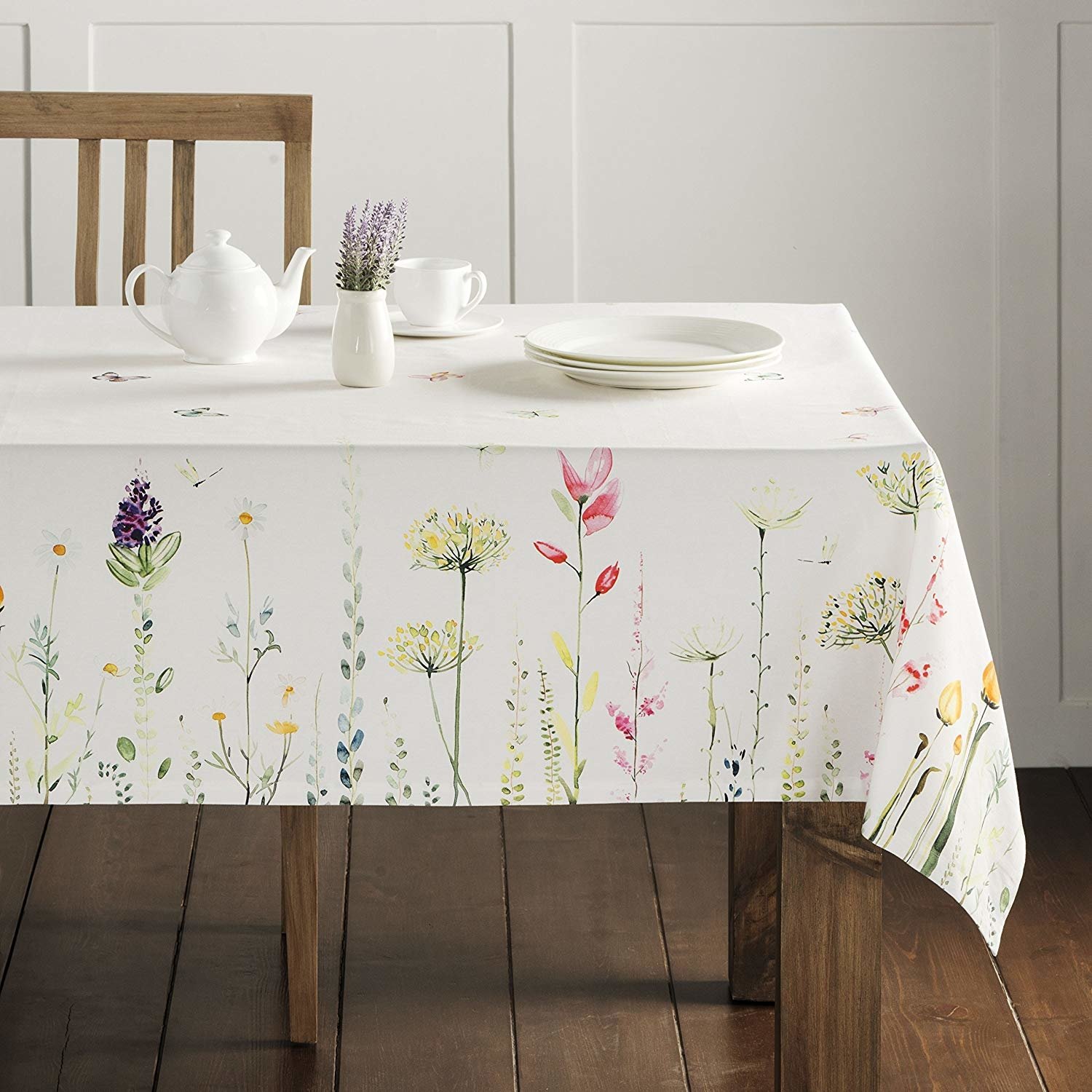  Botanical Fresh 100% Cotton Tablecloth