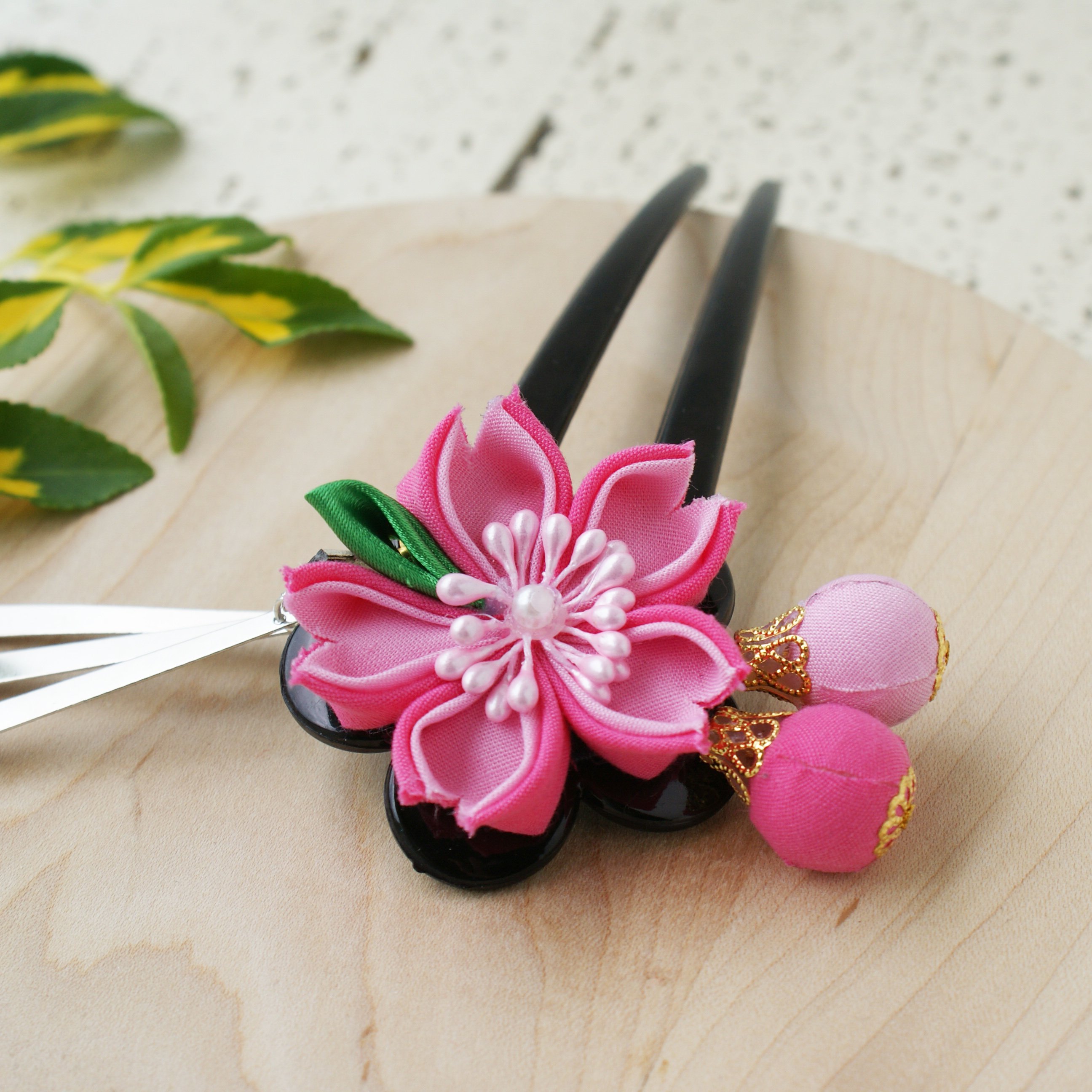 Cherry Blossom Two Leg Kanzashi