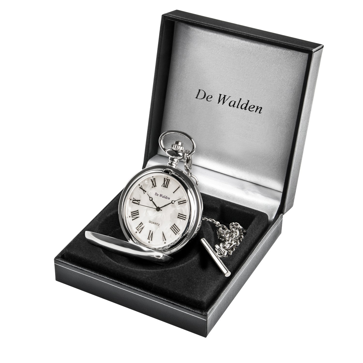 De Walden Mother of Pearl Pocket Watch