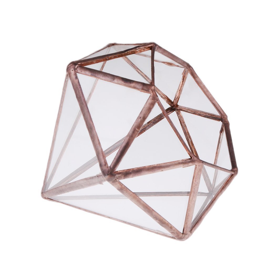 Diamond Glass Geometric Terrarium�