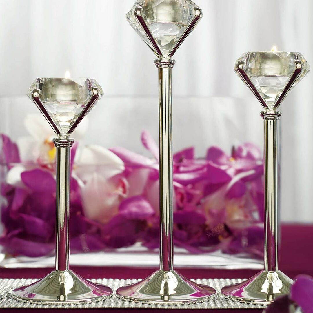 Diamond Shaped Tealight Holders