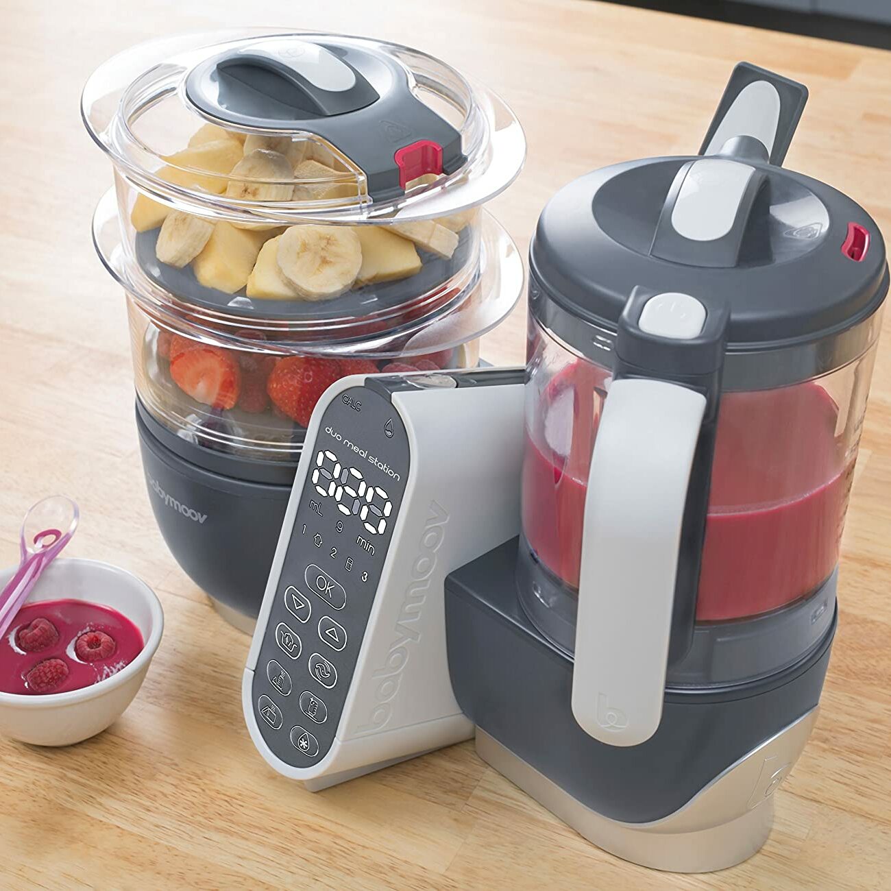 Duo Meal Station Food Maker with Steam Cooker