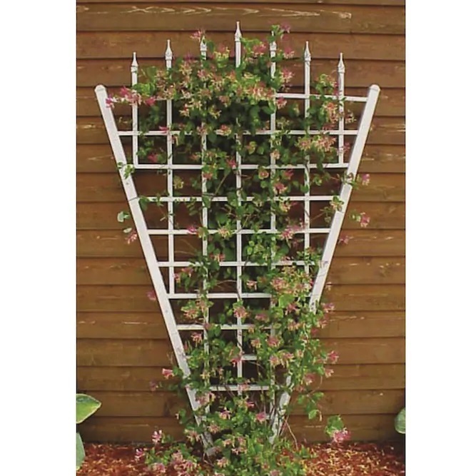 Dura-Trel 58-in W x 94-in H White Garden Trellis