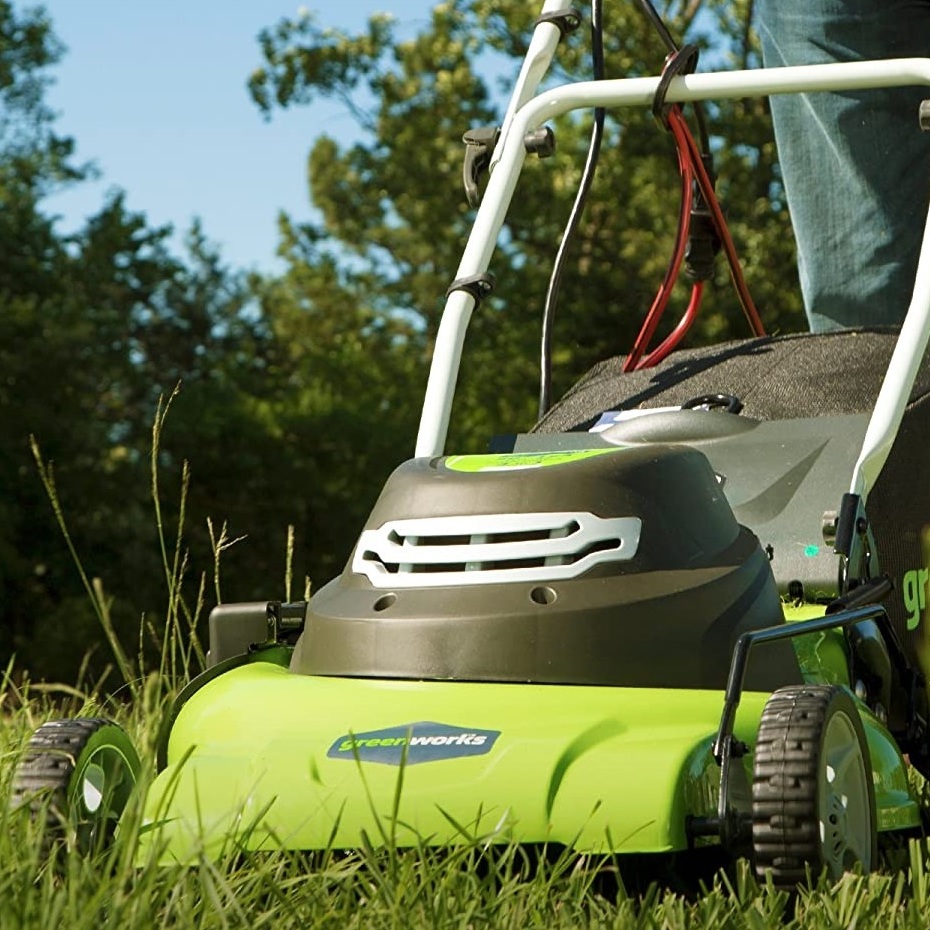 Electric Lawn Mower Greenworks Cordless Lawn Mower