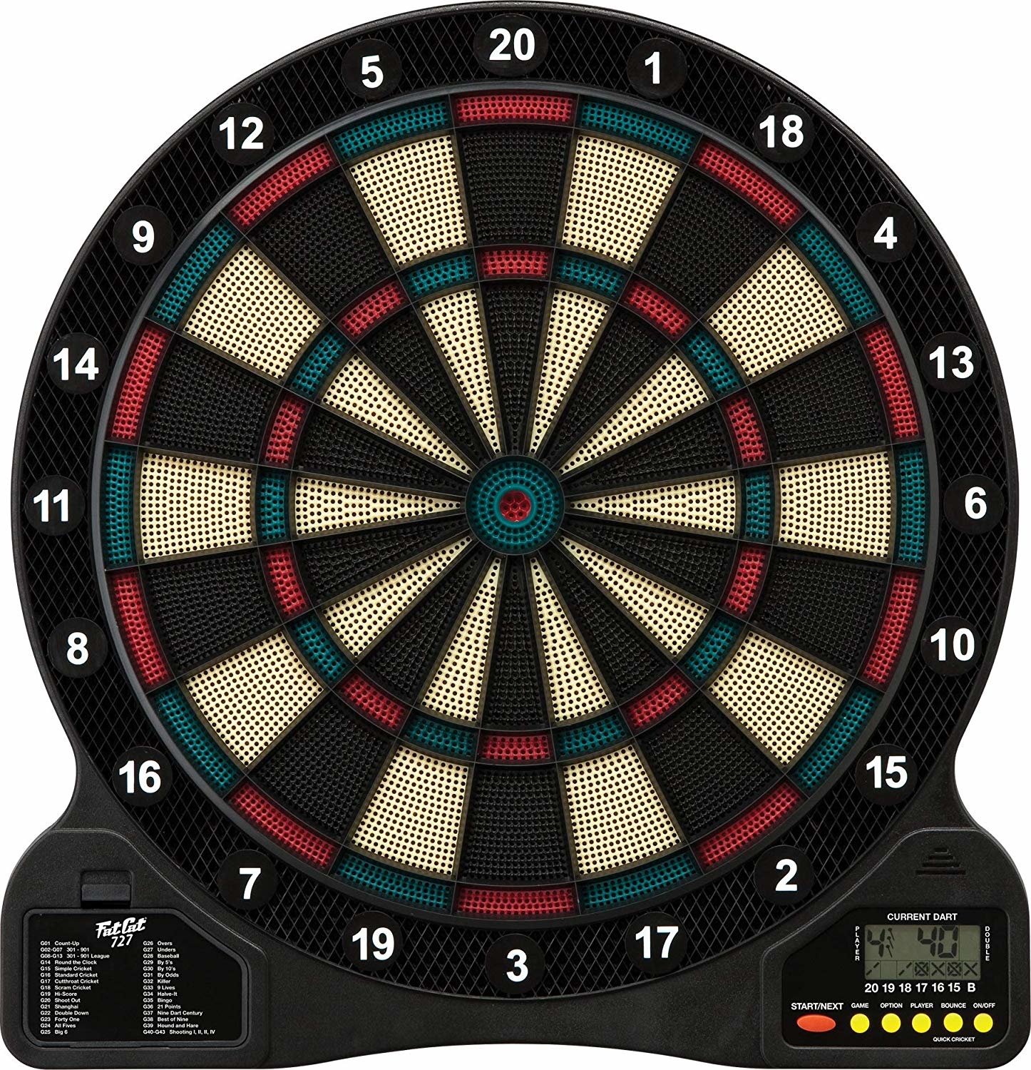 Fat Cat 727 Electronic Dartboard