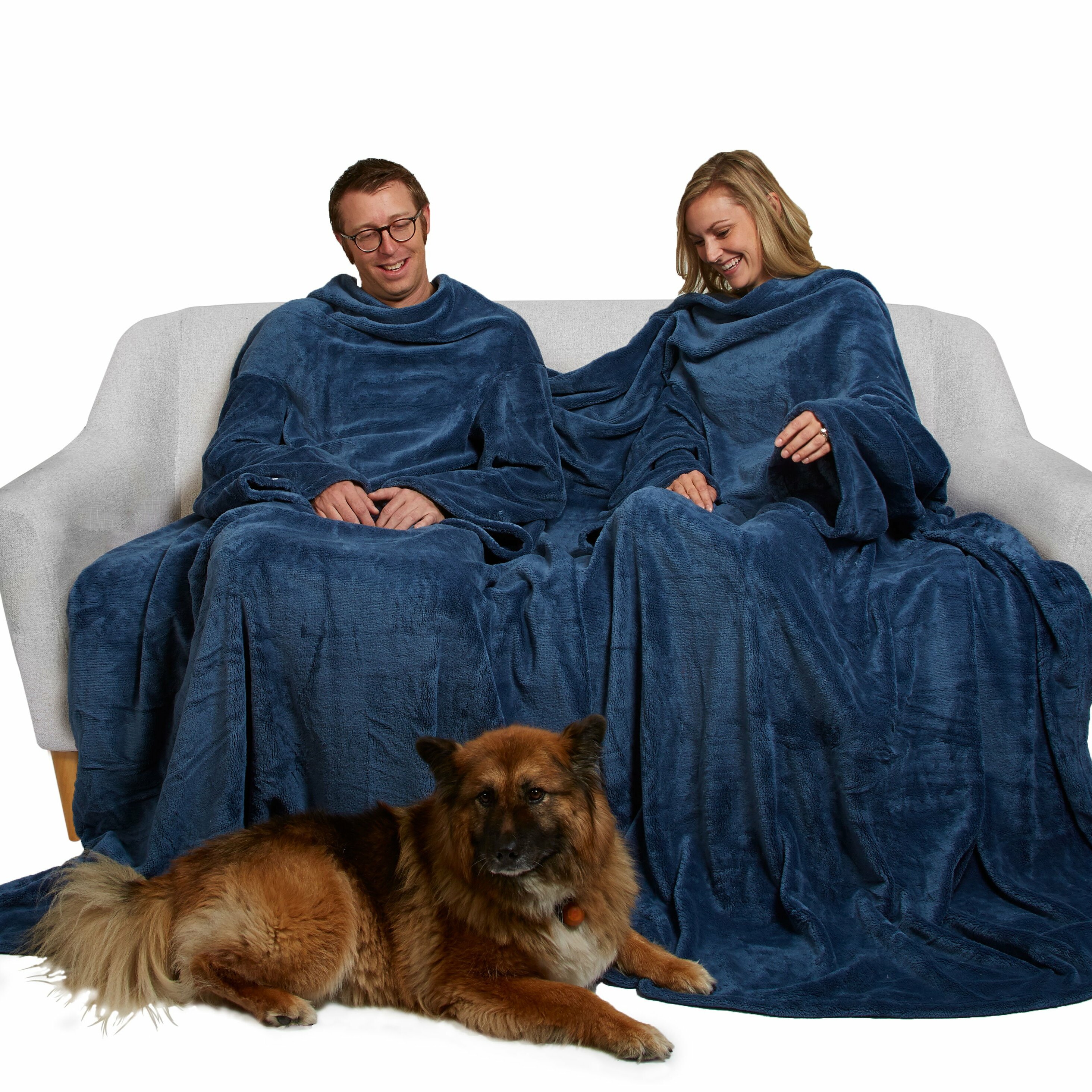 Giant Blanket With Sleeves for Couples