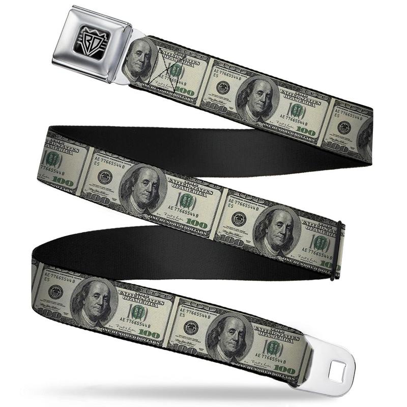 100 Dollar Bills Belt