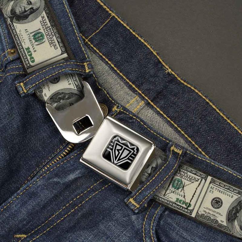 100 Dollar Bills Belt