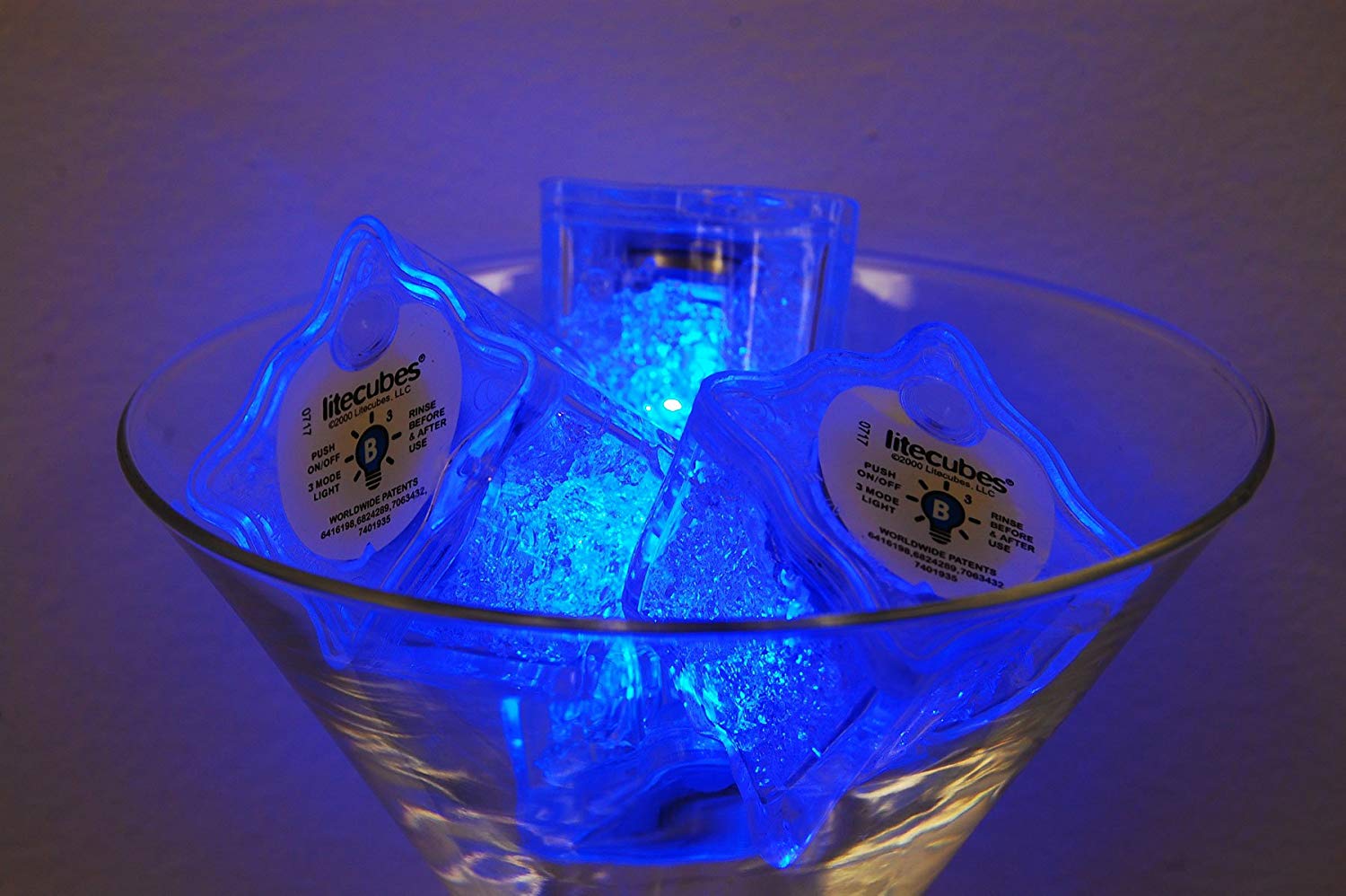 12 Multi Color Light Up Ice Cubes