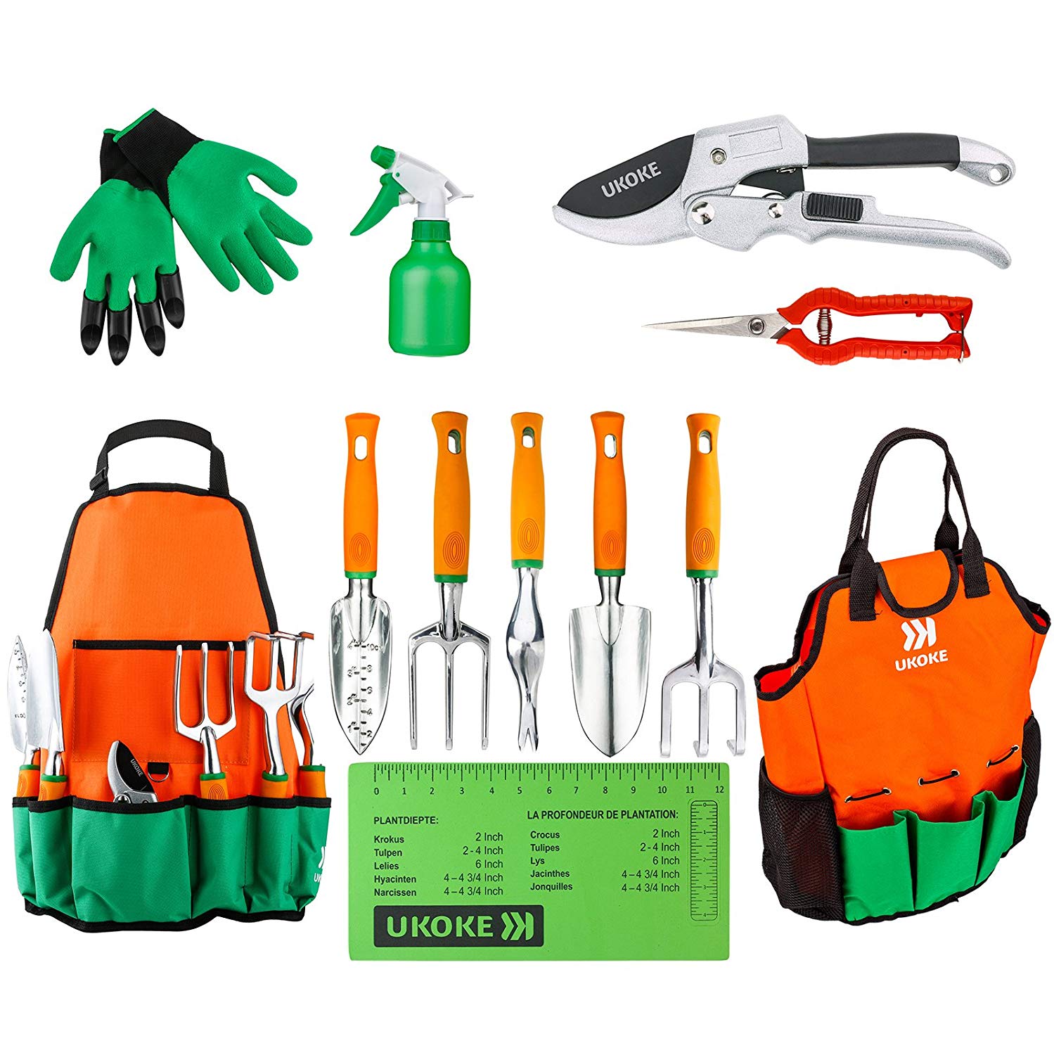 12 Piece Garden Tool Set