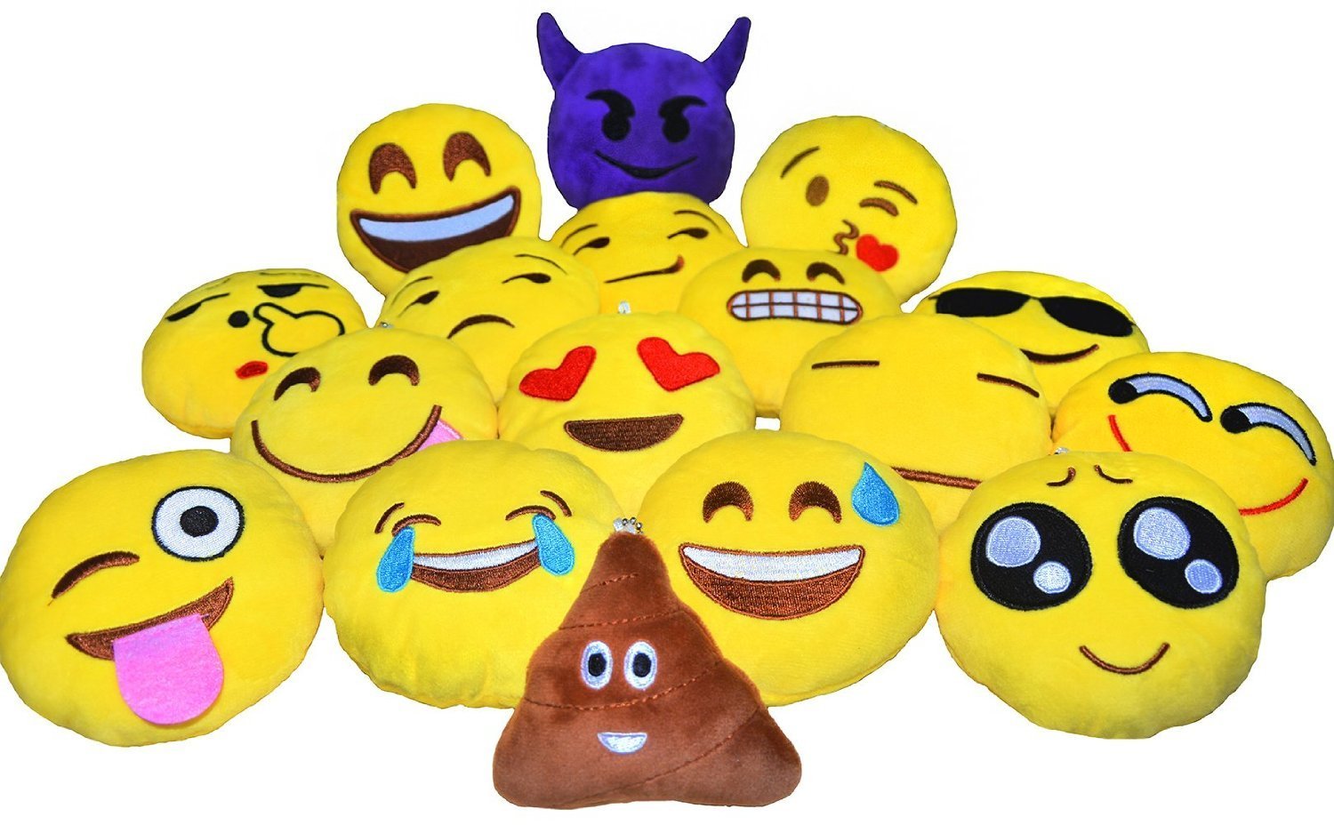 14" Emoji Pillow (set of 12)