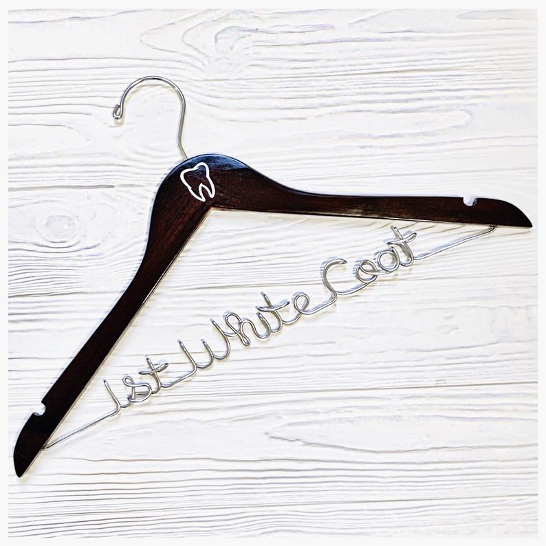 1st White Coat Hanger