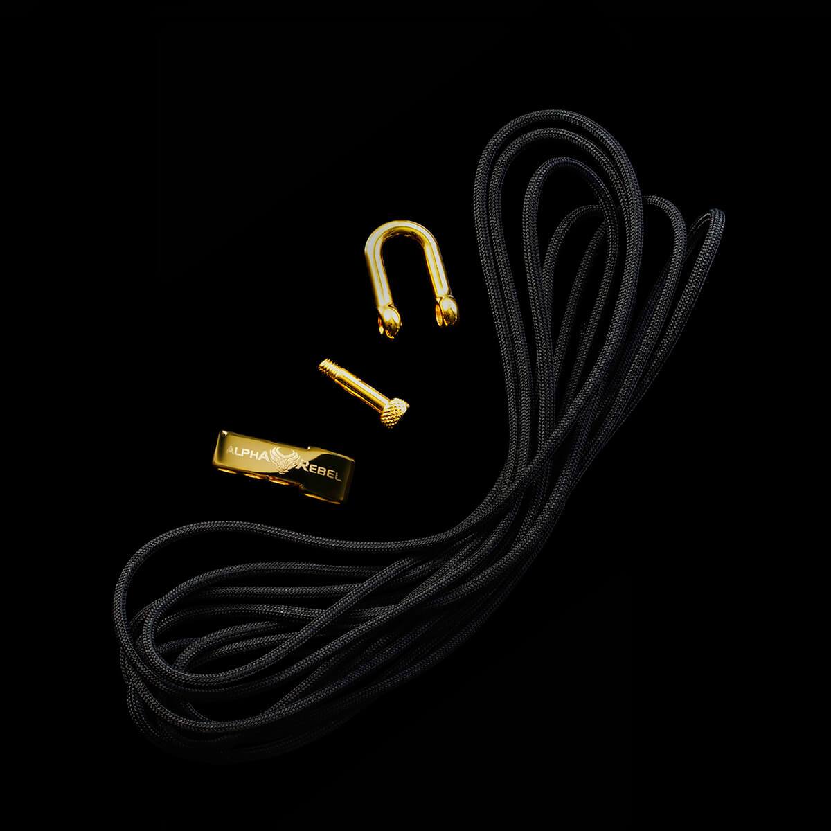 24K Gold Luxury Survival Bracelet