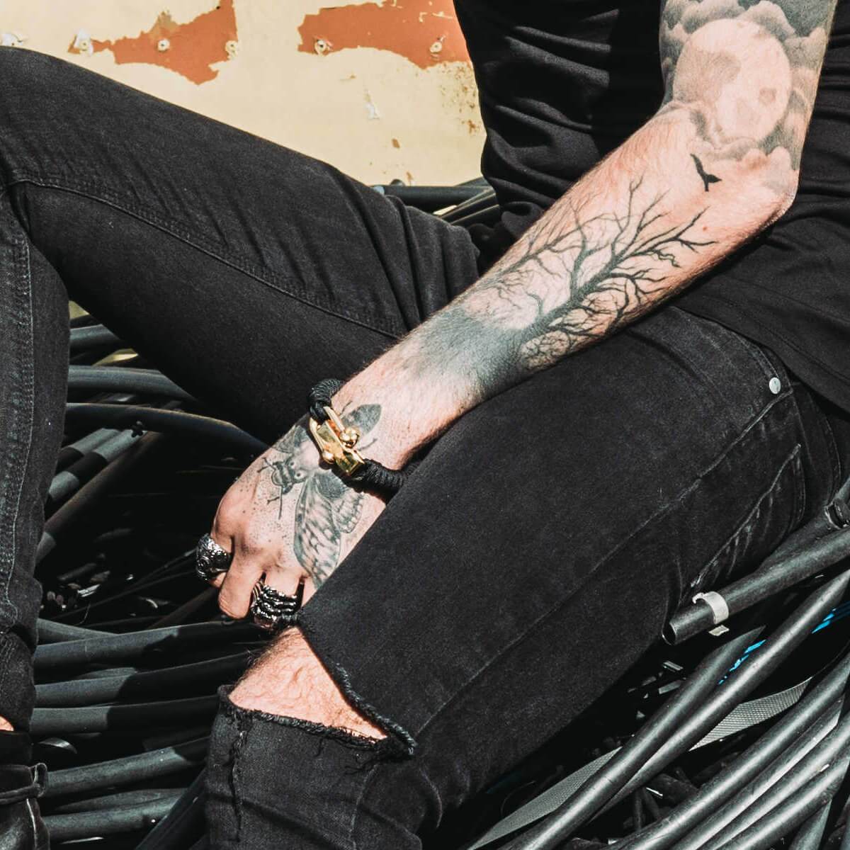 24K Gold Luxury Survival Bracelet