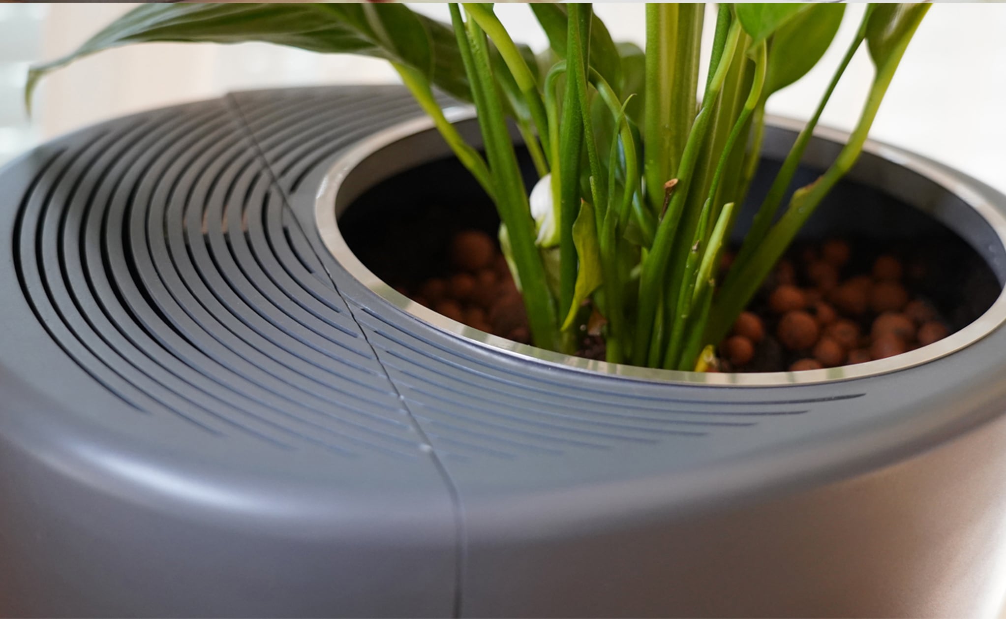 3-in-1 Eco Air Purifier, Dehumidifier, and Self-watering Smart Plant