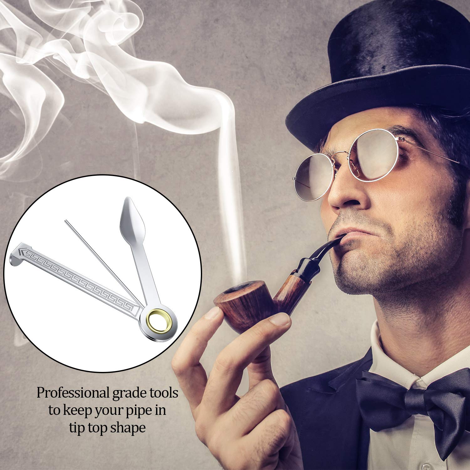 3 In1 Smoking Tobacco Pipe Cleaning Tool