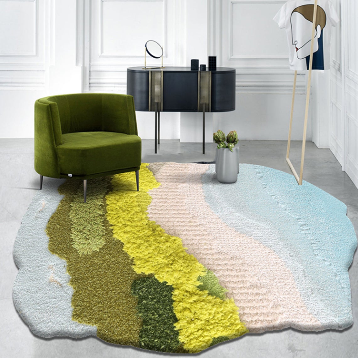  3D Beach Rug