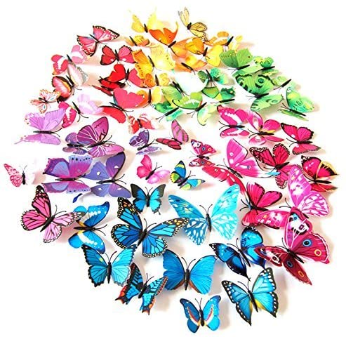 3D Butterfly Stickers