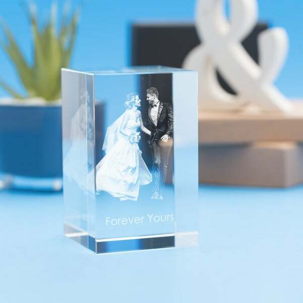 3D Crystal Engraved with Your Custom Photo