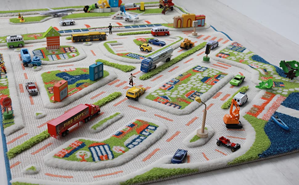 3D Kids Car Rug
