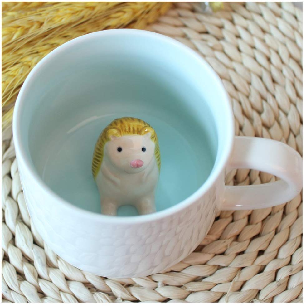 3D Miniature Animal Figurine Ceramics Coffee Cup 