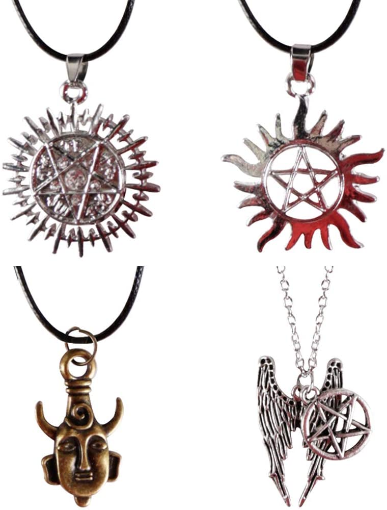 4 Pack Supernatural Necklaces