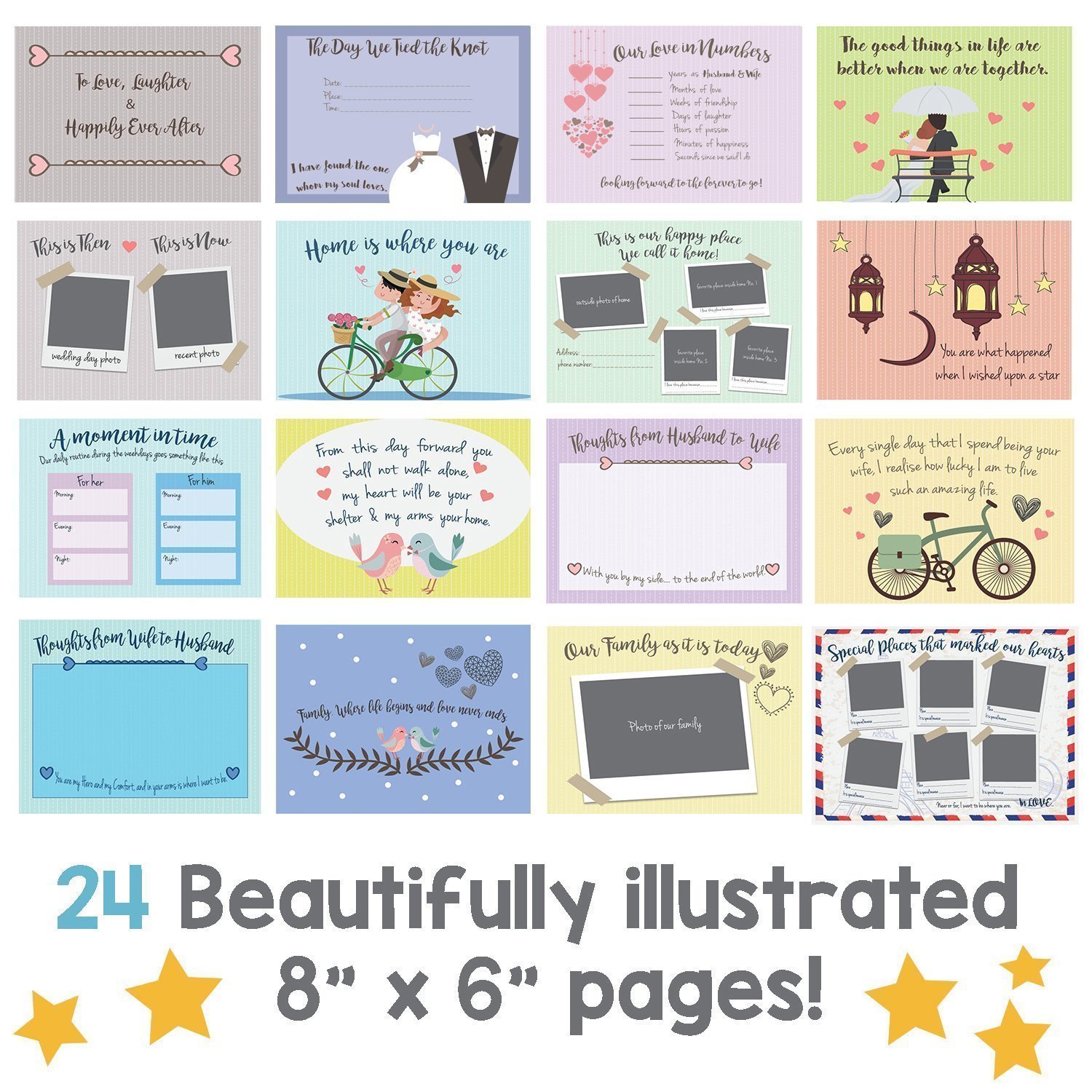 4th Wedding Anniversary Memory Book