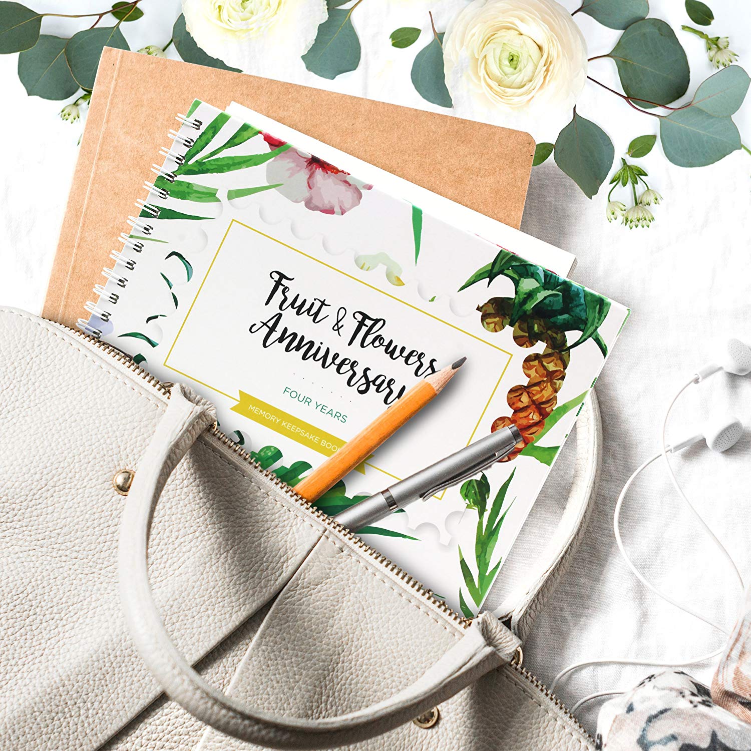 4th Wedding Anniversary Memory Book