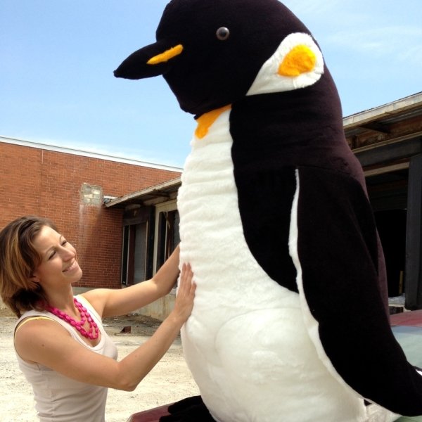 5 Foot Stuffed Penguin