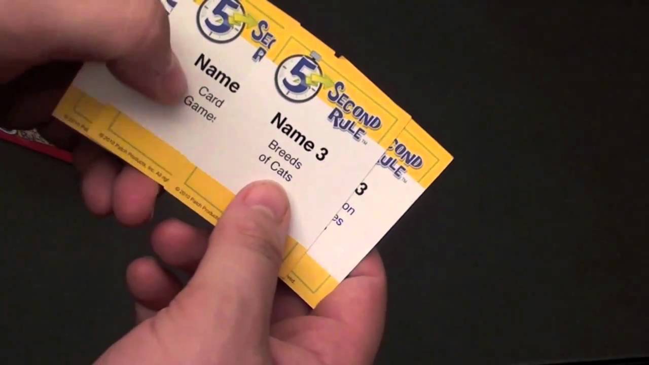 5 Second Rule Uncensored Game