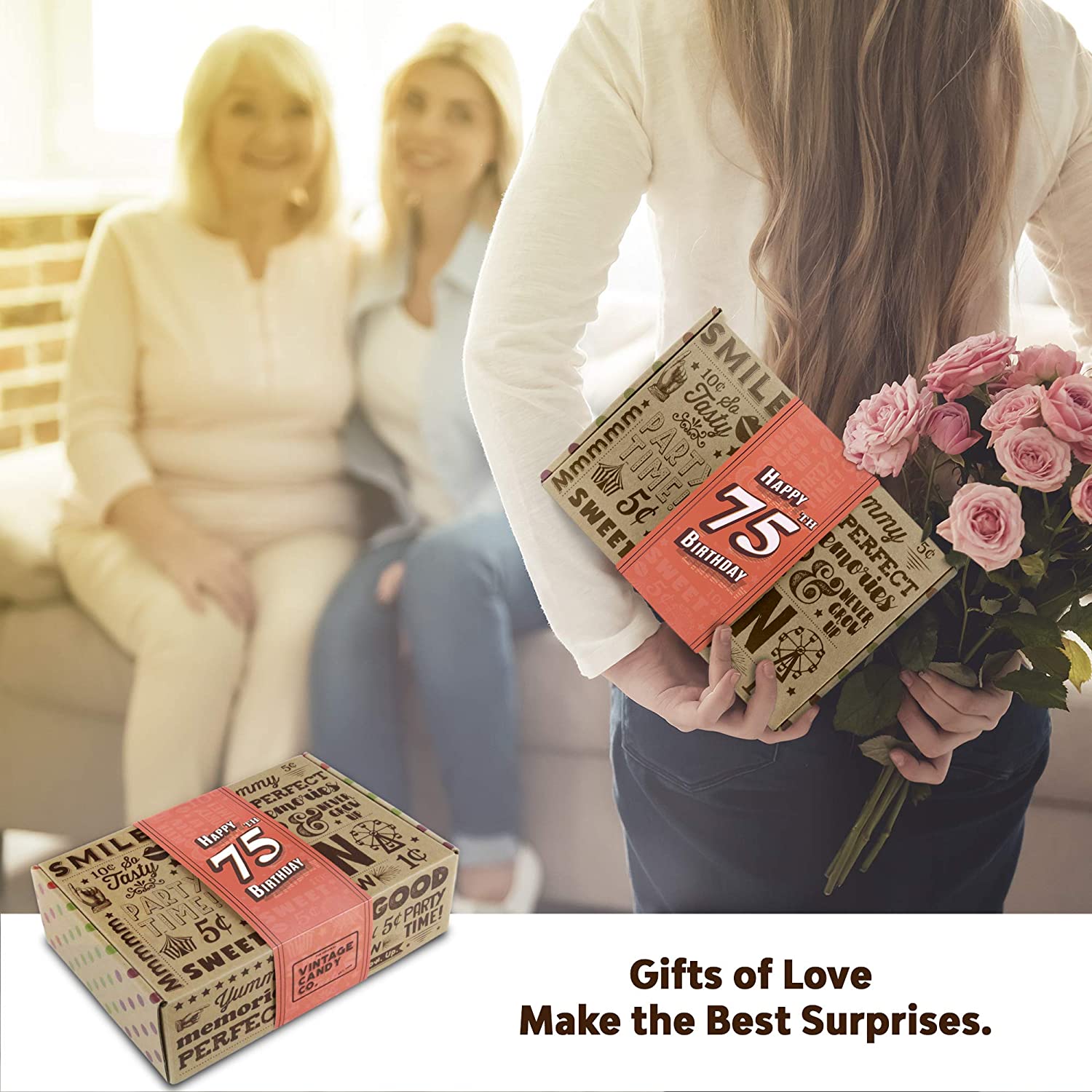 75 Years Retro Candy Gift Box